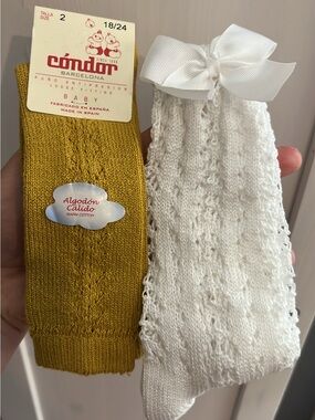 Condor Kneehigh socks - size 2 (18/24M)